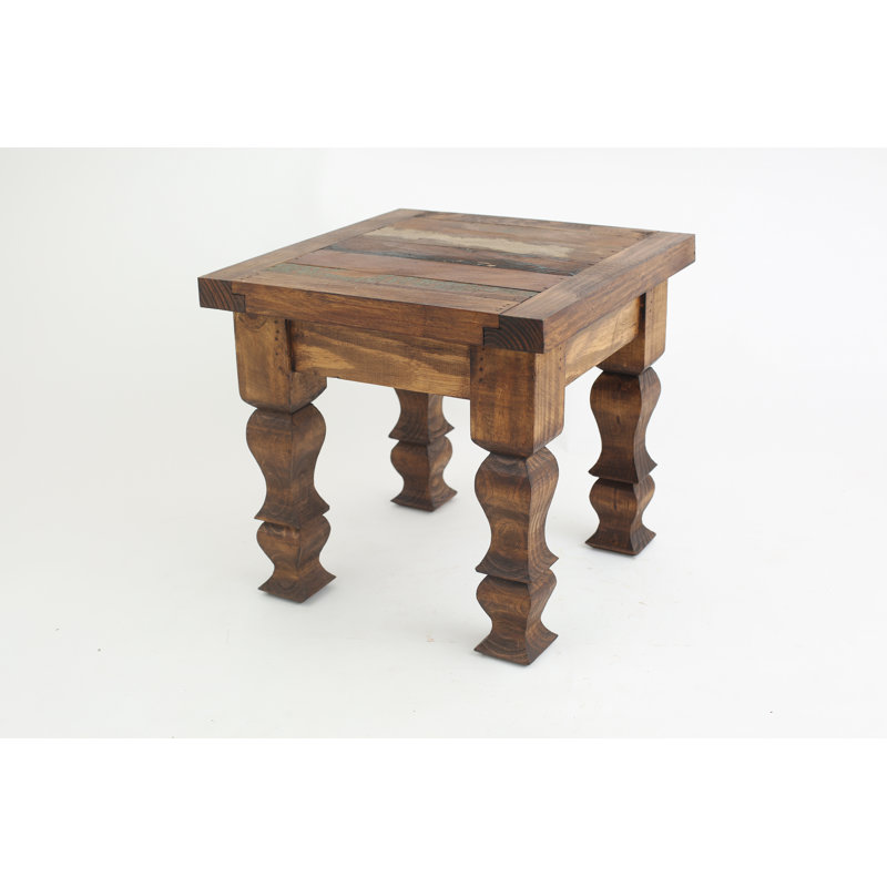 Kates Solid Wood End Table, Natural