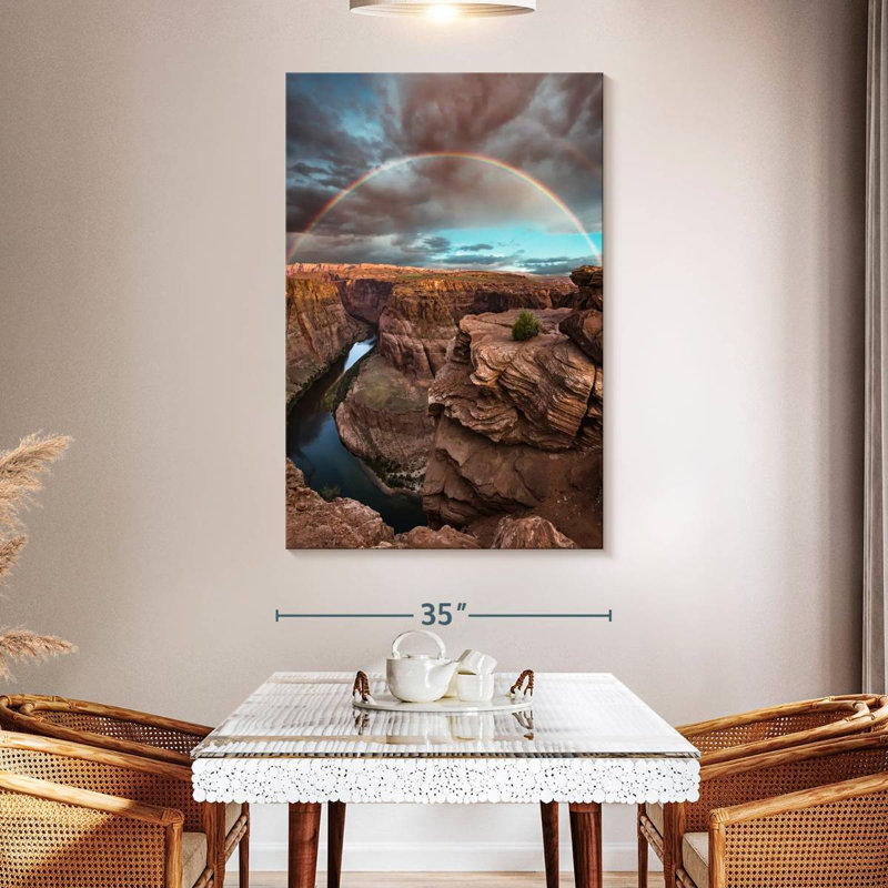 Alvord Horseshoe Bend Rainbow, H 51 po x l 34 po