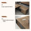 Bureau rectangulaire en bois manufacturé brun clair avec 2 tiroirs-1615468407-1615468392