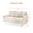 Madalinn 58'' Velvet Loveseat-1294829426