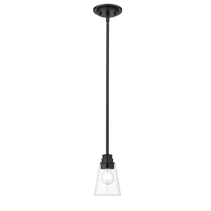 Ernstville 1 - Light Single Pendant, Matte Black