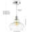 Pinner 1 - Light Chrome Single Pendant