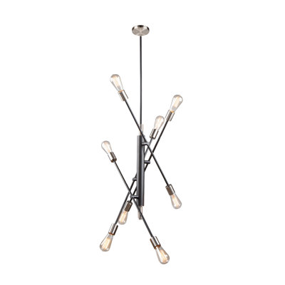 Bosco 8 - Light Black Unique/Statement Pendant