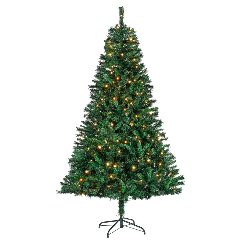 7' H Lighted Artificial Christmas Tree