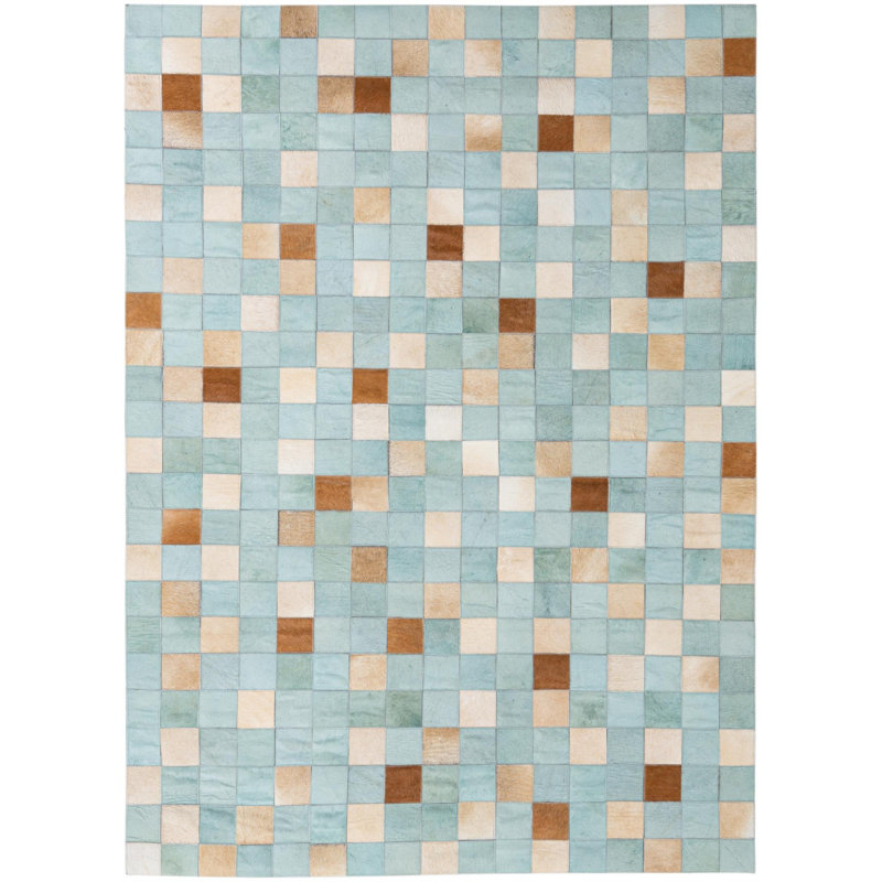 Tapis bleu clair Juliana