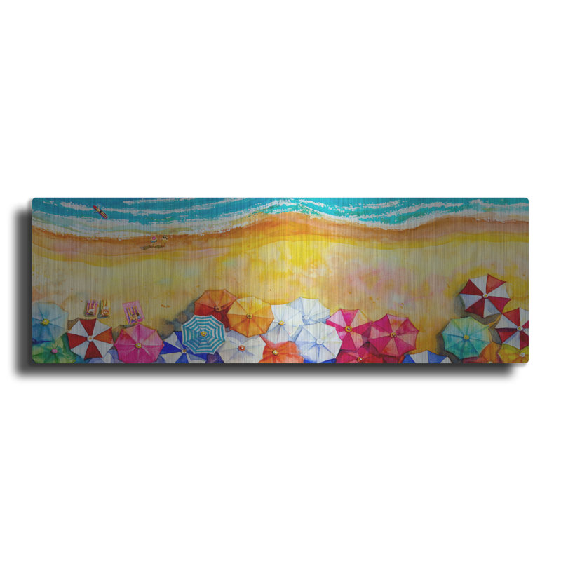 Parasols de plage, H 12 po x l 36 po