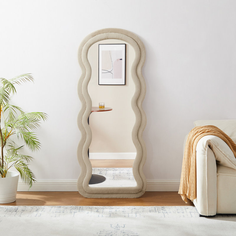 Apsana Free Form Mirror, Champagne
