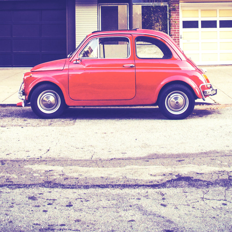 «Vintage Ride V» par Thomas Brown - photographie sur toile tendue, H 30 po x l 30 po