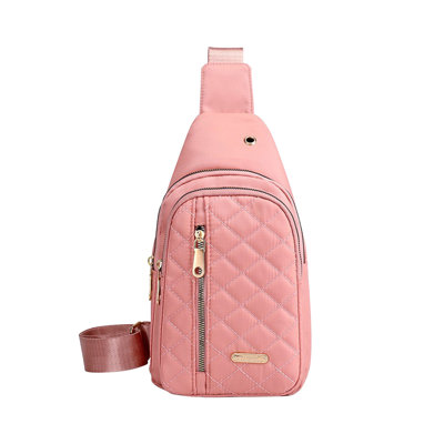 Backpack Fashionable Embroidery Diamond Shoulder Bag Large Capacity Watertight Backpack With Data Hole