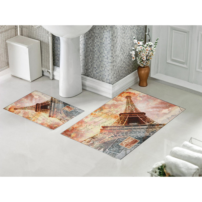 Ensemble de tapis de bain 2 pièces Diminic