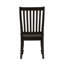 Chaise d'appoint à dossier en lattes de bois massif Sonntag-1731814164