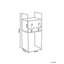 Plant Stand LUPINE 22 cm Metal Beige