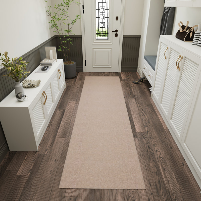 Oscar Custom Cut Non-Slip Rubberback Extra Long Hallway Runner Rug for Kitchen, Living Room, Bedroom, Runner 1' 10" x 34'