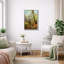 «Bright Spring Forest River», œuvre de Sunlit Nature Creek, impression sur toile encadrée, impression numérique-123386133-123386139