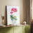 Soft Geranium II -Gallery Wrapped Cavas-661288380