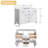 48 " W Freestanding Standard Free Standing Single Double Single Vanity Bathroom Vanity With Engineered Marble Top
