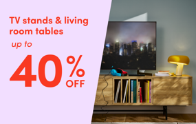TV stands & living room table clearance