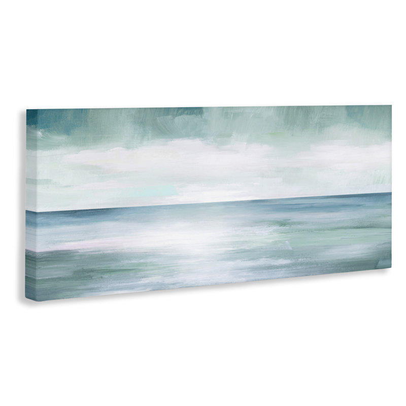 «Calm & Still Seascape Water», art mural par Nan, H 10 po x l 24 po