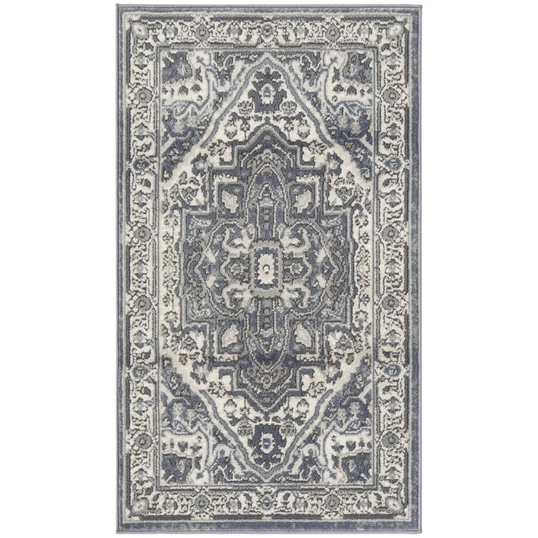 Graelyn Navy Ivory Vintage Indoor Rug