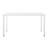 59"×35.4" Outdoor Metal Rectangular Dining Table-2034670905