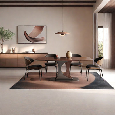 Retro simple dining table sets