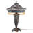 Rodovre 27.5"H Tiffany Style Stained Glass Parisian Double Lit Table Lamp