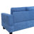 Velvet L-Shaped Sectional Left Hand Facing-97430001