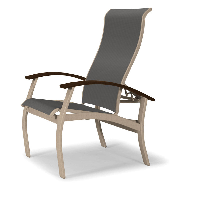 Chaise de patio Askar, Titane Sunbrella®, Kona, Désert texturé