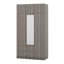 Armoire à miroir 3 portes avec 2 tiroirs et armoire supérieure-109050286