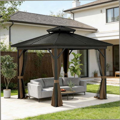 Metal Roof Gazebo Canopy,Hardtop Gazebo