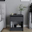 Table de chevet moderne, couleur anthracite, 17,6 po x 14,1 po x 20,8 po | 100% panneau de particules enduit de mélamine, épaisseur: 0,7 pouce | Conception élégante et fonctionnelle pour la chambre à coucher ou le salon, durable et facile à nettoyer-2109987424