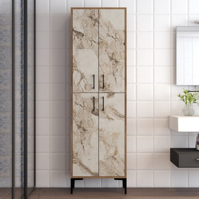 Adamma Freestanding Linen Cabinet