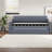 Gray Twin Size Modern Upholstered Daybed With Multifunctional Trundle And Usb Charging