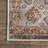 Sanna Distressed Medallion SplashGuard Machine Washable Area Rug-1243326471