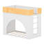 Lit superposé avec éclairage DEL modulaire et silhouette semi-circulaire pour chambres d'enfants modernes-499202386-499202396