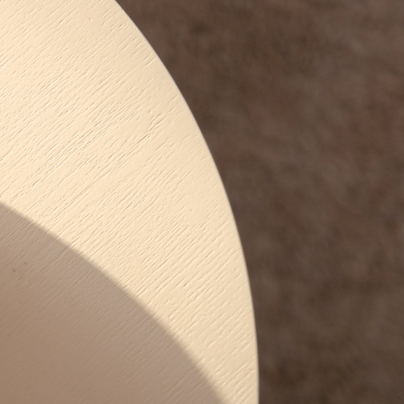 Ensemble de 2 tables basses gigognes Beige
