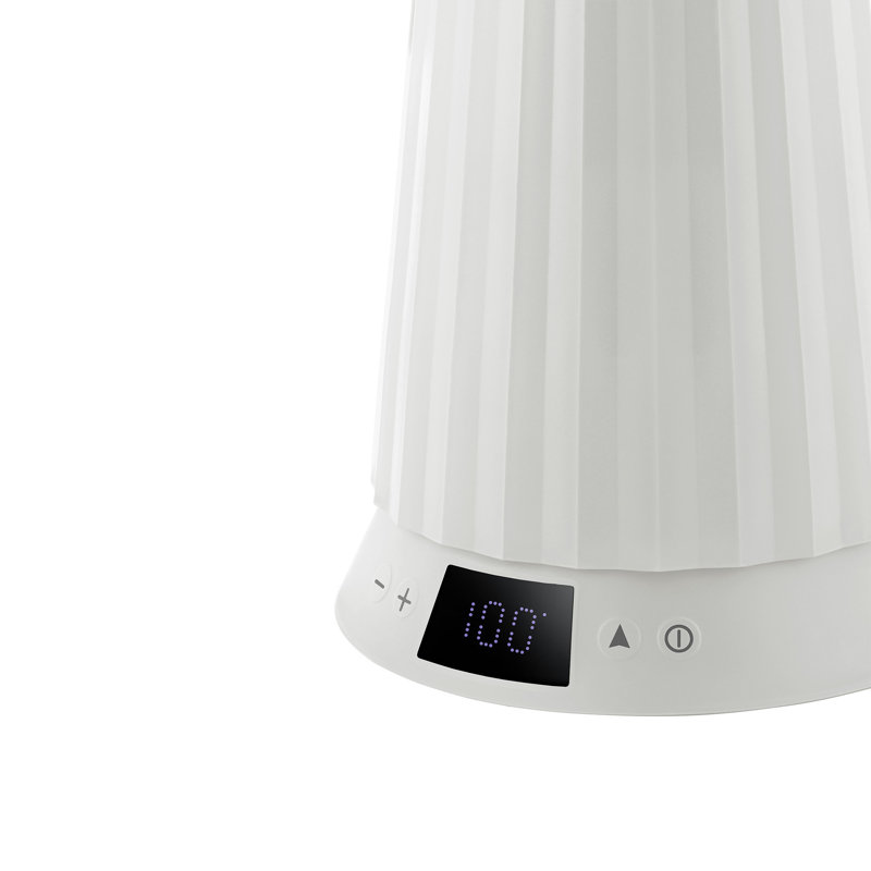 Alessi Plisse Temperature Control Electric Kettle , White