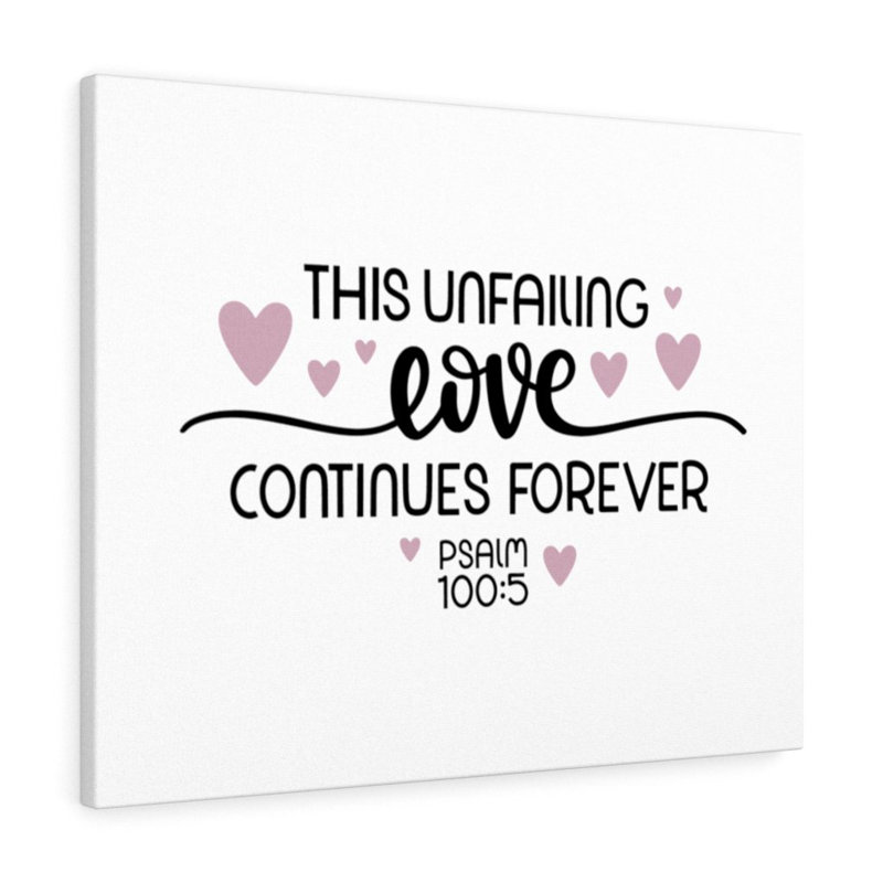Unfailing Love - Wrapped Canvas Print, 28cm H x 36cm W