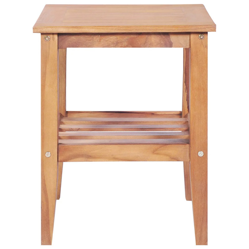 Dierking Solid Wood Four Leg Coffee Table with Storage