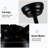 72" Integrated LED Matte Black Large Smart Ceiling Fan with Remote Control 