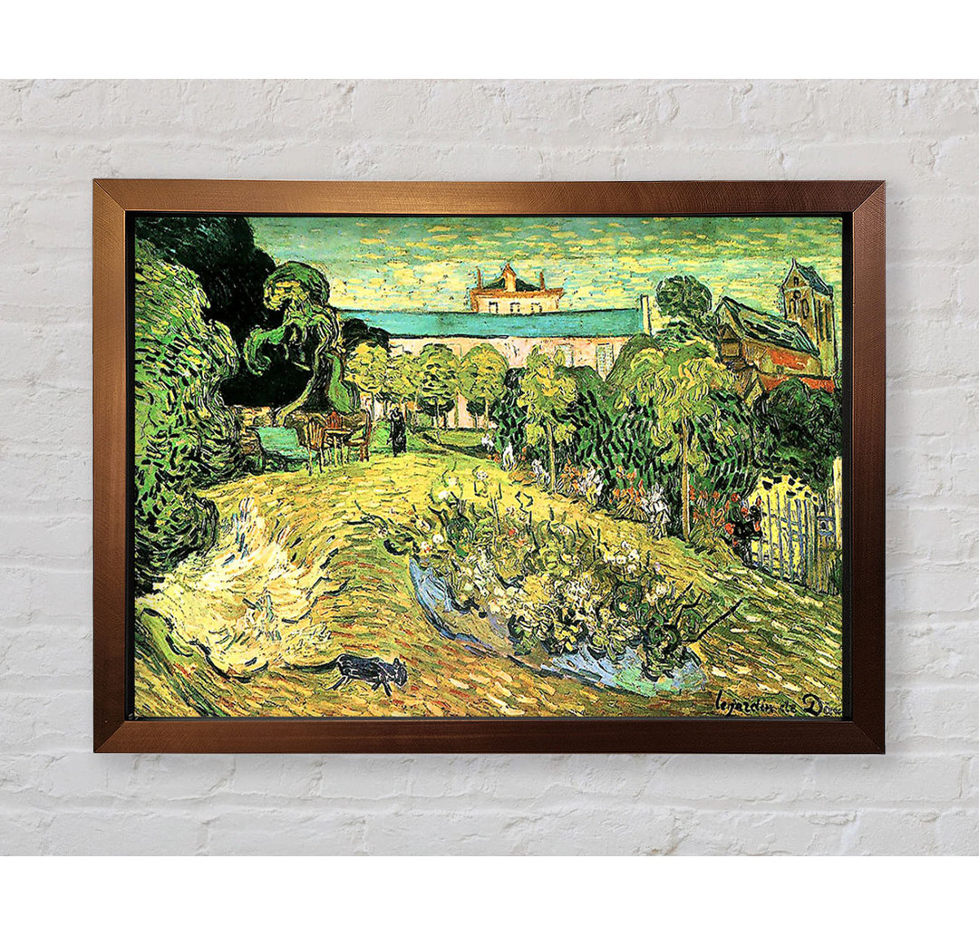 Der Garten von Daubigny von Vincent Van Gogh - Einzelne Bilderrahmen Kunstdrucke