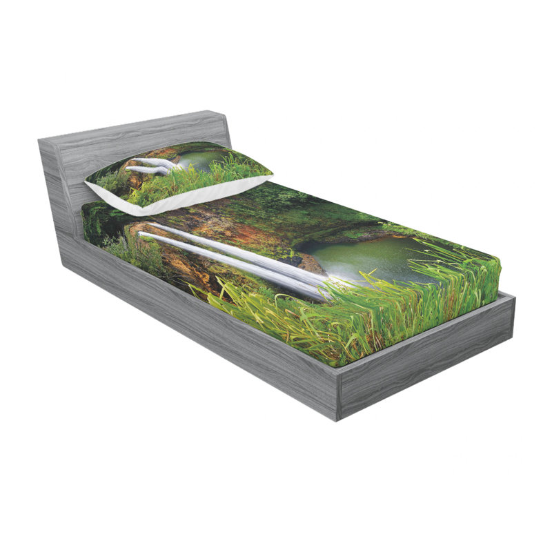 Ensemble de draps Hawai, Ensemble de draps pour lit simple TG avec drap-hou