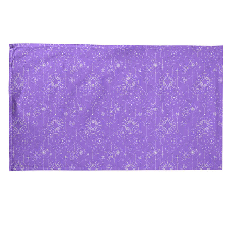 Tea Towel Kitchen Towel, Poly Twill, Light Purple