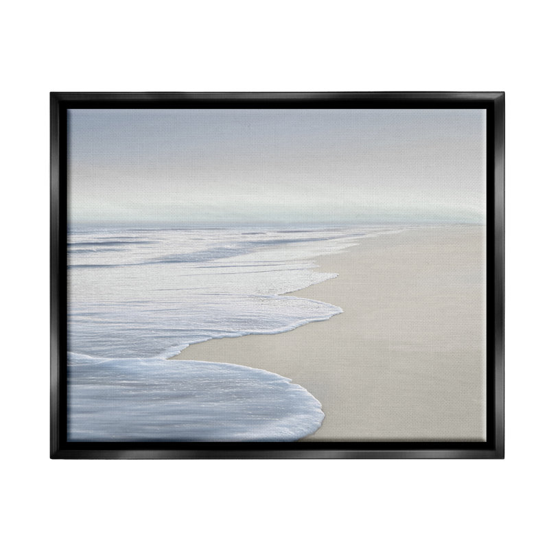 «Stupell Industries Foamy Beach Waves», art mural sur toile par Maggie Olsen, H 17 po x l 21 po x P 1,7 po