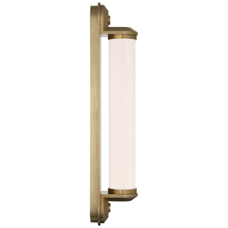 Ralph Lauren Belgrave 32" Linear Bath Light, 18" H x 3" W x 3.75" D, Natural Brass, 1200 W