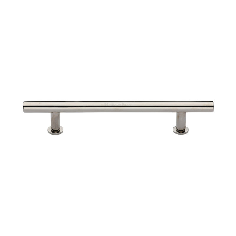 Heritage Brass Heritage Cabinet Pull T-Bar Design with Rose, Satin Brass, 224cm L x 11cm W