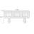 Retro Nut-Brown Solid Wood Sideboard