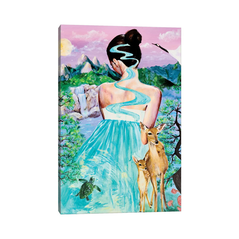 Waiting III by Eury Kim - Wrapped Canvas Art Prints, 30.48 cm H x 45.72 cm W