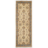 Wool Oriental Area Rug in Cream