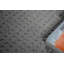 Tapis gris en polyester touffeté à la machine Maurya-1832827106